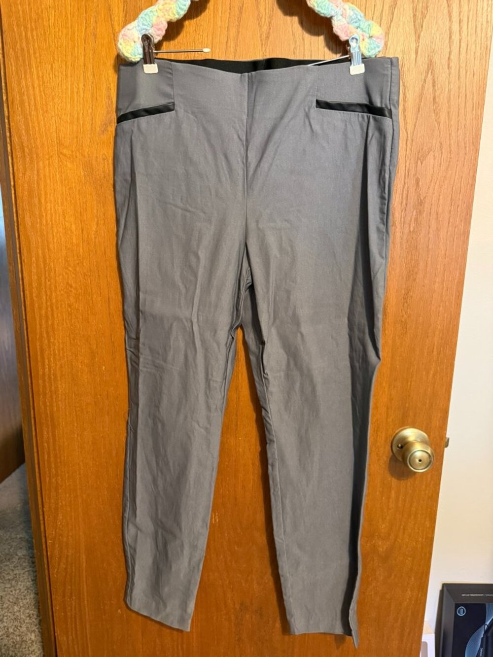 Violets and Roses tapered leg dress pants.